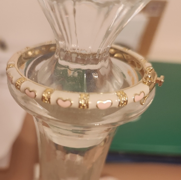 Ivy and Max Heart Enameled Baby Bracelet - Picture 5 of 5